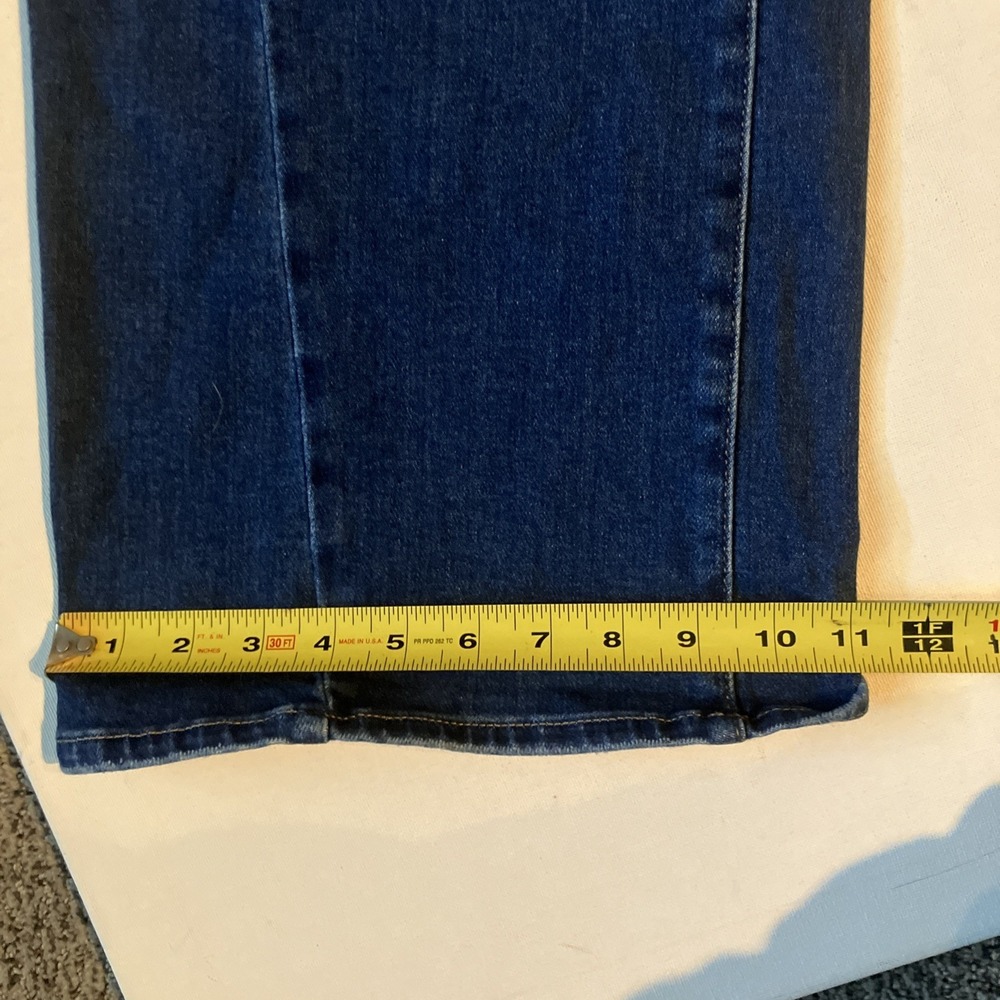 Just Black Denim Marcie HR Wide Leg Jeans Size 24 Style DP792 Dark Wash Skater - Picture 6 of 6